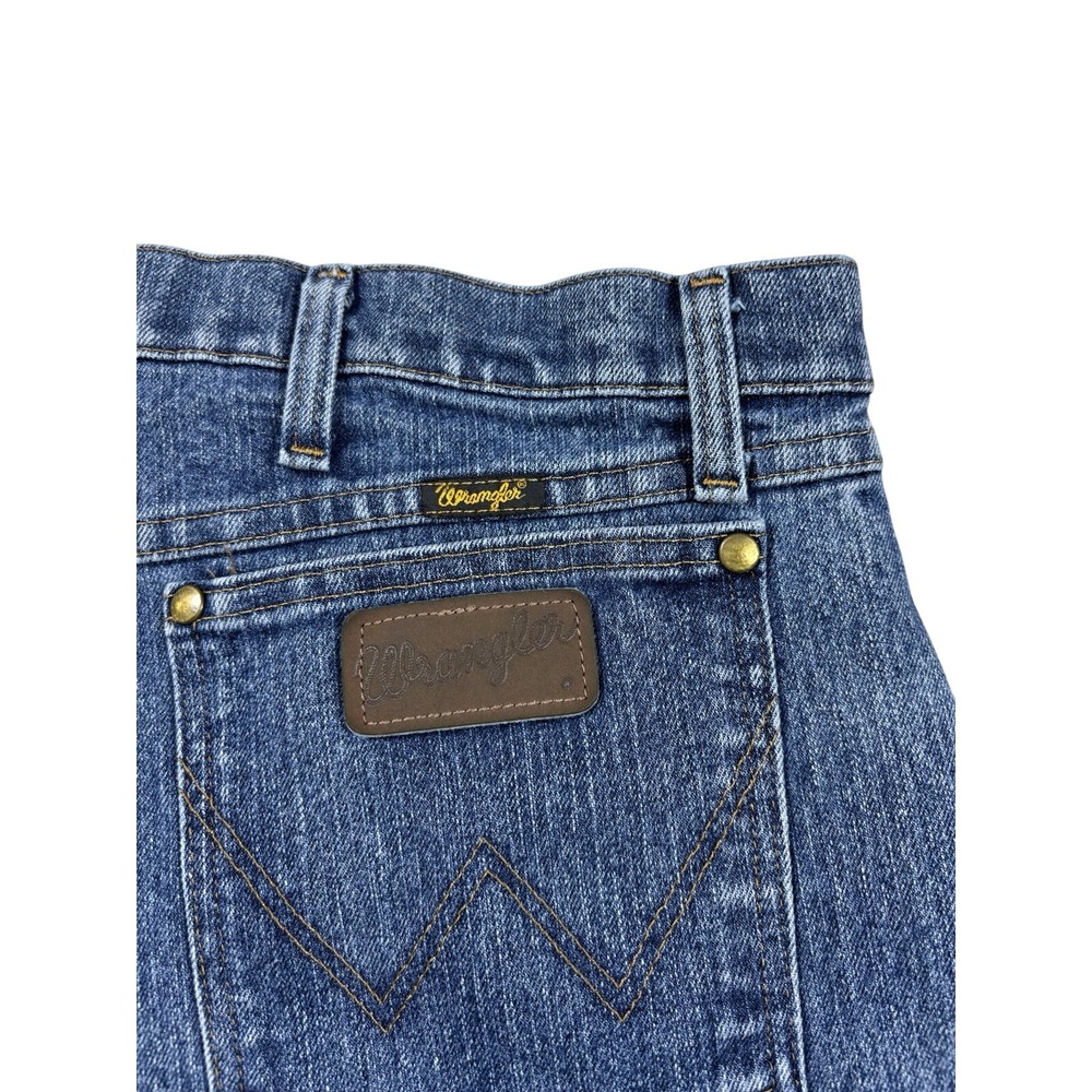 Wrangler Mens Advanced Comfort 47 Regular Fit Blue Jeans 47MAAMS 40x32